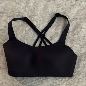 lululemon athletica Black Cross-Back Bra